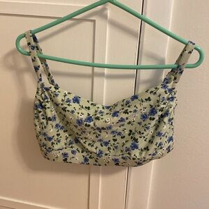 Abercrombie and Fitch floral bikini top